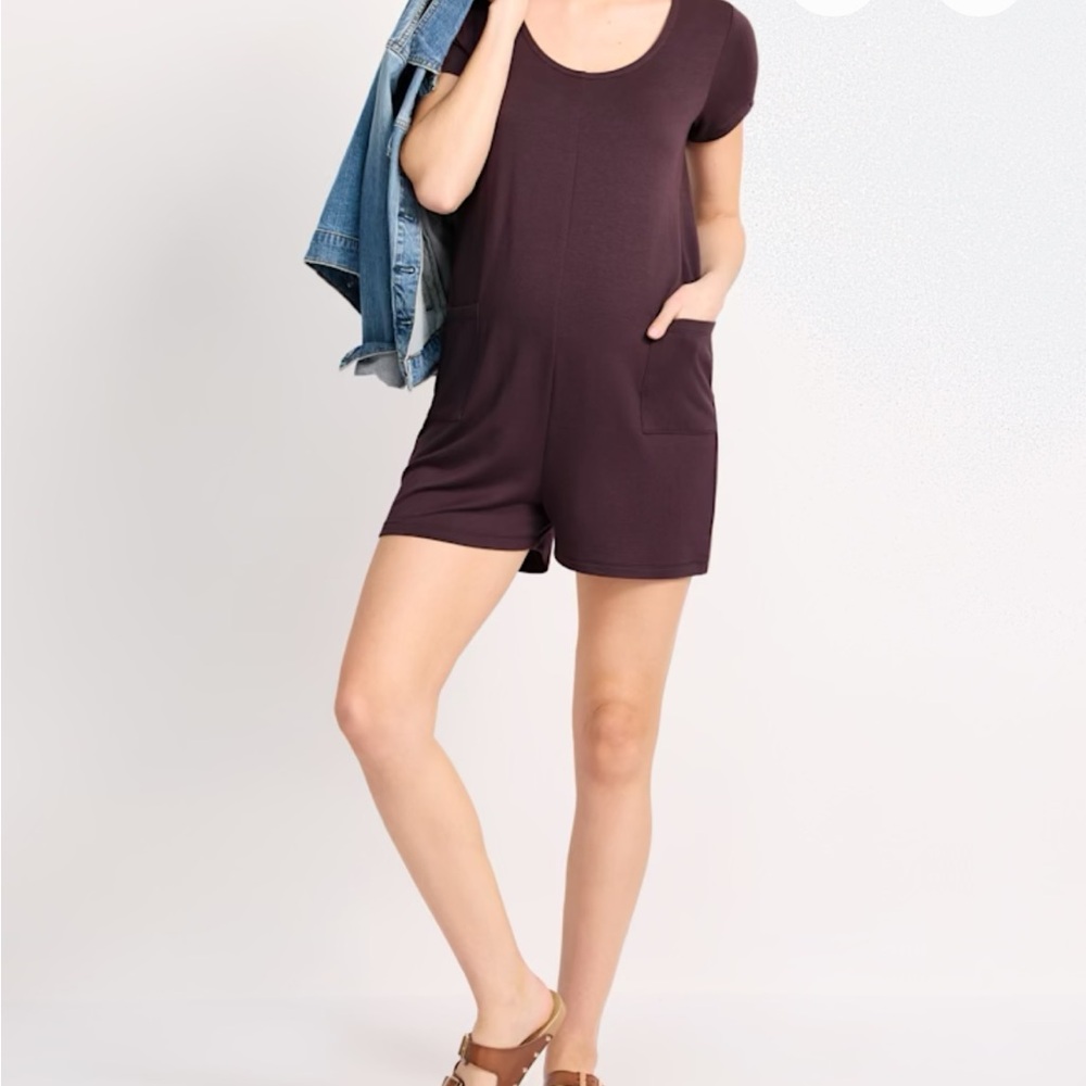 Chic Purple Romper